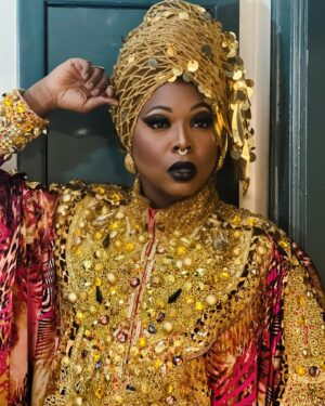 BeBe Zahara Benet Instagram - If you shoot an arrow and it goes real high, hooray for you.
Look: Hot Roz
Stone embellishments: Moi