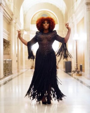 BeBe Zahara Benet Instagram - II Hands II Heaven. 🙌🏾
Photo: @createdbyalvan 
Look: Hot Roz