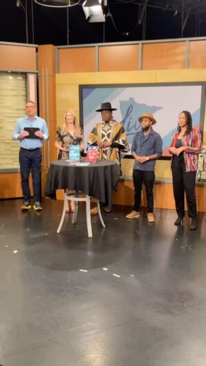 BeBe Zahara Benet Instagram - Thanks for having us, @kstptv! Loved being in the studio to give a run down of FRIDAY’s #BeBesBlingBall and to discuss @therohocollective’s amazing work!