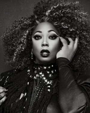 BeBe Zahara Benet Instagram - Black on black on black. 🖤
Photo: @iheartmaarten