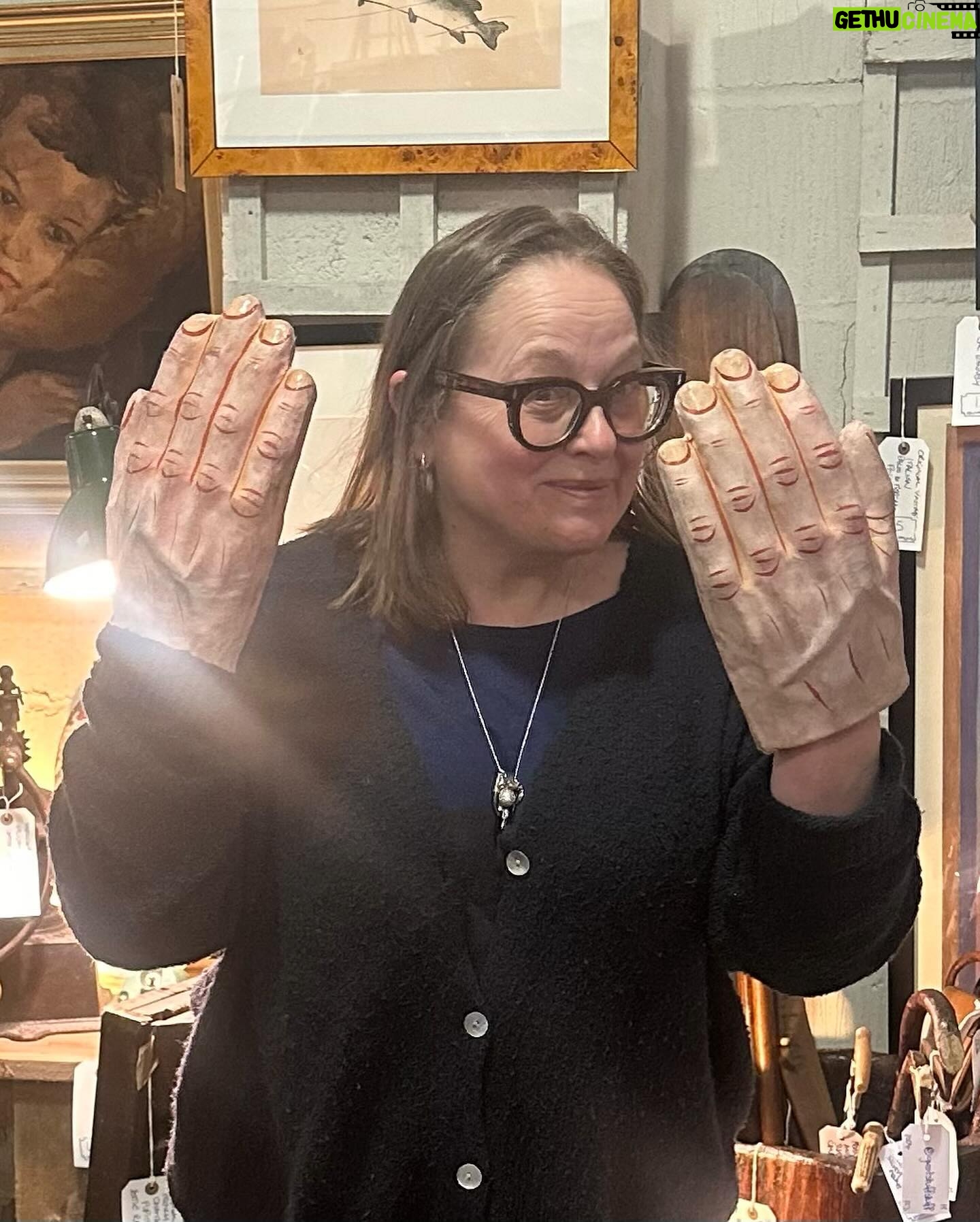 Beatie Edney - 188 Likes - #photodump My visit to Stow-on-the-Wold and what Button did while I was away. I’m in an antique shop with big hands, while Button was blissed out at @nicki_lt