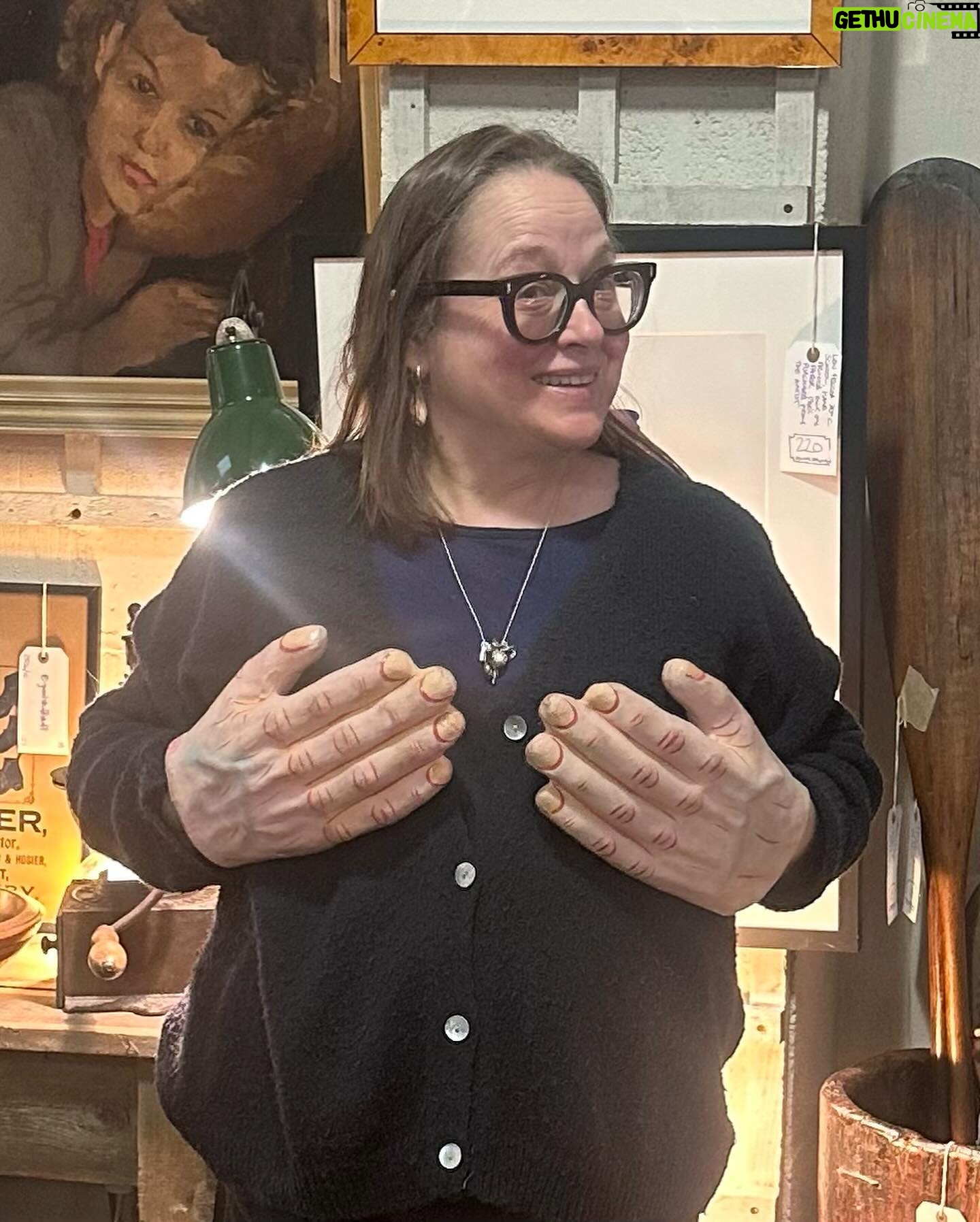 Beatie Edney - 188 Likes - #photodump My visit to Stow-on-the-Wold and what Button did while I was away. I’m in an antique shop with big hands, while Button was blissed out at @nicki_lt