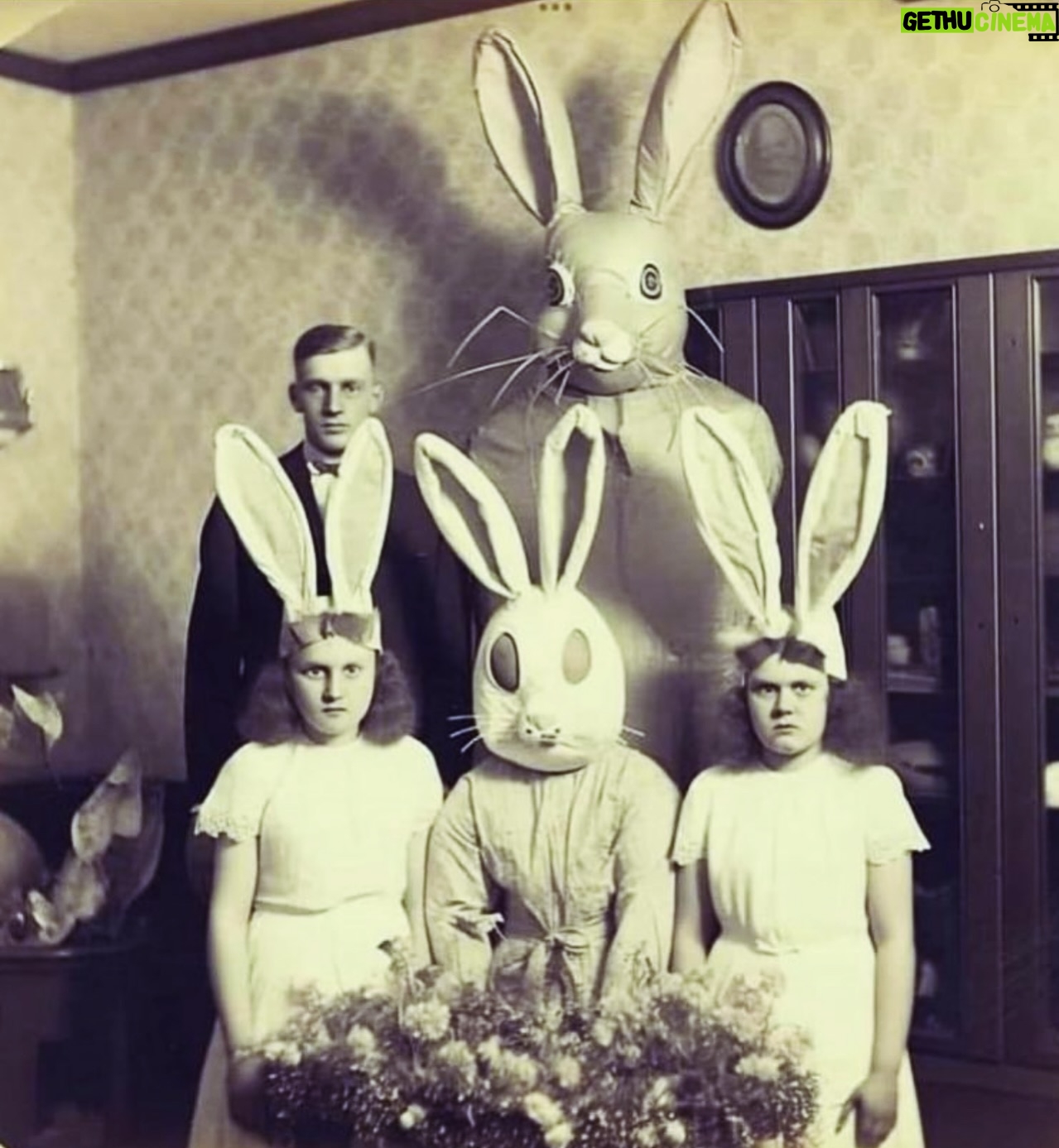 Beatie Edney - 177 Likes - Happy Easter peeps. Hope you see your family and friends. Sending creepy Easter greetings to you all. 🍃🌼🪺🐣🐥🐇
