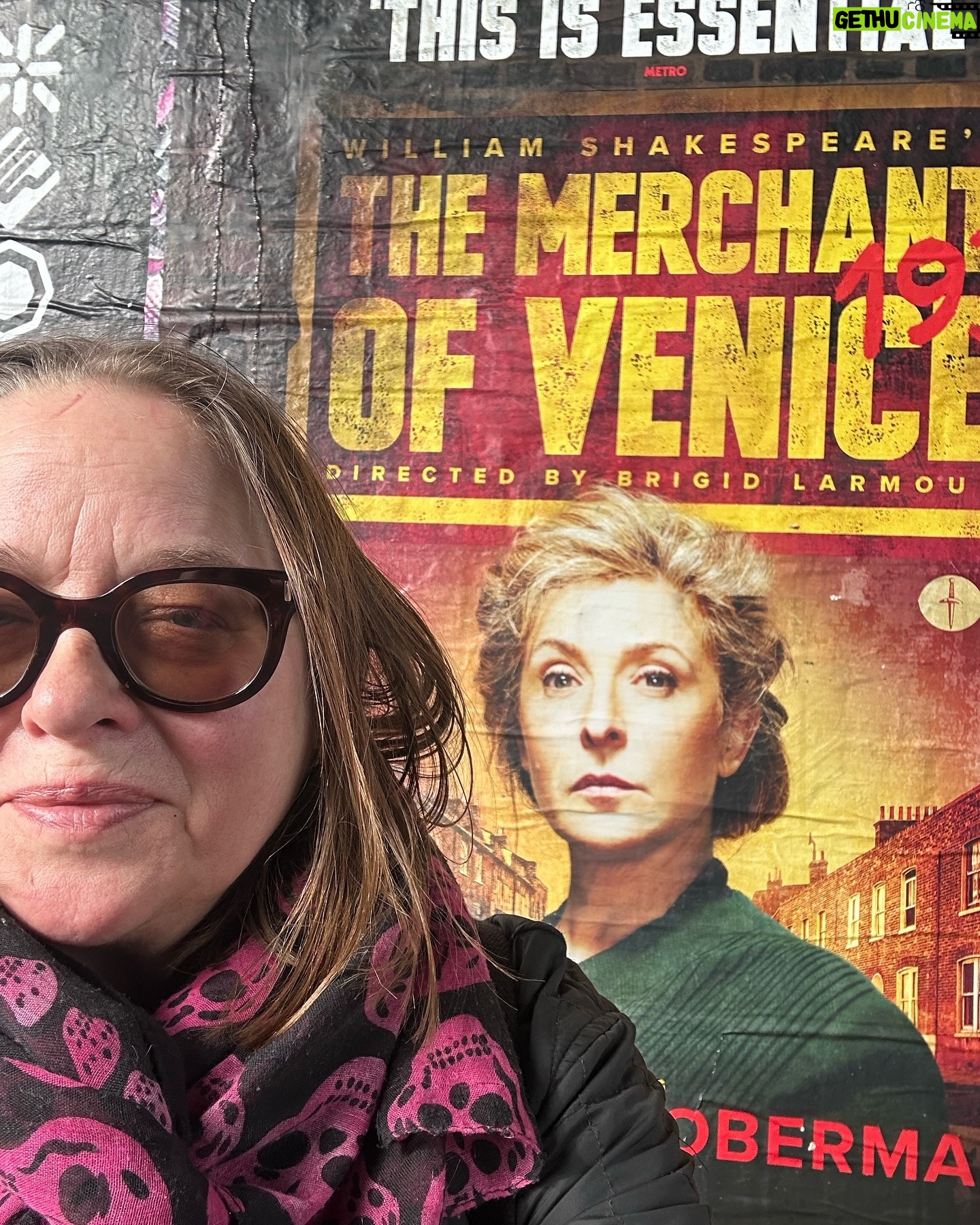 Beatie Edney - 184 Likes - As it says on the poster ‘This is essential’. A reworking of the Merchant of Venice with the fabulous @tracyanno as Shylock. Bringing the hideousness of anti-Semitism into the fore. It couldn’t be more relevant today. Great cast great production Go see!