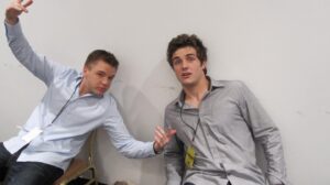 Beau Mirchoff Instagram - Too much coolness for one photo! I still have this shirt. And hairdo. And friend.