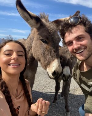 Beau Mirchoff Instagram - We ran into wild donkeys near Death Valley!