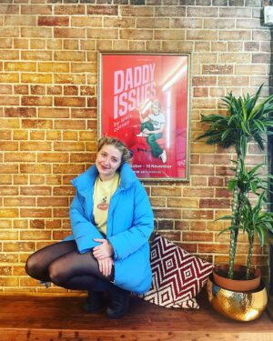 Bebe Cave Instagram - week two of rehearsals for @daddyissuesldn 🧡 I’m so beyond grateful and excited to be involved in this amazing (terrifying) play. pLeAsE cOmE to our spooky play set on Halloween night in a dusty old granny annex with a very sad girl. How could you miss it ?!?! Previews start October 24th!!!! Ticket link in bio 🧙‍♀️👻🎃