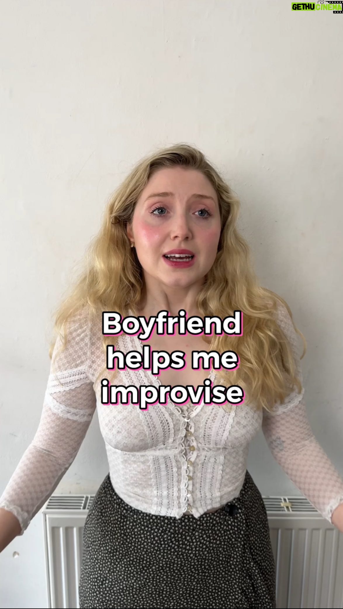 Bebe Cave - 1.8K Likes - I’m the luckiest girlfriend in the world !!!!!@horatiogouldcomedy relishes every chance to help me with self tapes especially when they involve improv ♥️