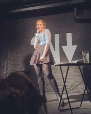 Bebe Cave Instagram - I got a pretty brutal rejection from a job I’ve been auditioning a long time for last week. I was very very sad and I felt quite bad about myself. BUT in that same week I also did my first solo work-in-progress show which is definitely the scariest thing I’ve ever done… and I’m doing more… YOU CAN’T STOP ME WORLD! come see me and @alfiebrowncomedian on various dates split an hour of new material! And don’t be sad 😘🥰😎🤠 link to tickets in bio xxx