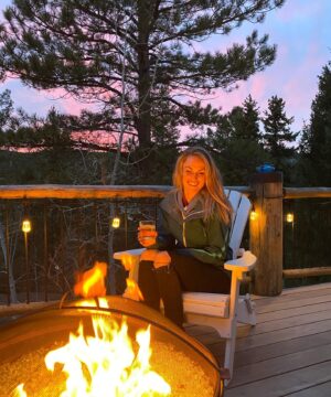 Becky Durst Instagram - Birthday weekend in the mountains with my boy 🥰 
While it is strange to not celebrate with others, I can still say my birthday was perfect. 🏔🌲