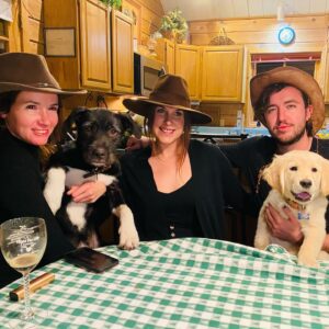 Becky Durst Instagram - Cabins, puppies, friends, & snowboarding. What more could you possibly need?