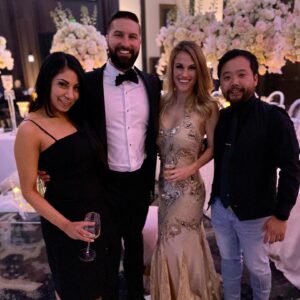 Becky Durst Instagram - Big Brother 17 cast back together for an AMAZING wedding! 💍✨ Jeff I could not be more happy for you. You were a boy when we lived together during that crazy summer in the BB house, but you were a man when you walked Danielle down the aisle yesterday.

You have found your soulmate and have become a better person in every way since you met Danielle. Love you both, thank you so much for making us part of your big day!

@jdweldon @catherine23weldon