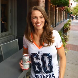 Becky Durst Instagram - #flashbackfriday Found some 2016 pics when I was Budweiser influencer 😆 Life was good! Just off of Big Brother, Broncos won the Super Bowl, and face masks weren’t required.... the simple days 😁
