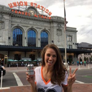 Becky Durst Instagram - #flashbackfriday Found some 2016 pics when I was Budweiser influencer 😆 Life was good! Just off of Big Brother, Broncos won the Super Bowl, and face masks weren’t required.... the simple days 😁