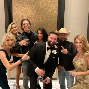 Becky Durst Instagram - Big Brother 17 cast back together for an AMAZING wedding! 💍✨ Jeff I could not be more happy for you. You were a boy when we lived together during that crazy summer in the BB house, but you were a man when you walked Danielle down the aisle yesterday.

You have found your soulmate and have become a better person in every way since you met Danielle. Love you both, thank you so much for making us part of your big day!

@jdweldon @catherine23weldon
