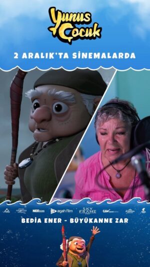 Bedia Ener Instagram - 🎧Bu sesi tanıyabildiniz mi?
Büyükanne Zar ile tanışmanıza çok az kaldı!

#yunusçocuk #dolphinboy #animation #film #bediaener