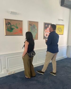 Bekir Aksoy Instagram - Asil Aksoy resim sergisi Amsterdam 'da. #art #paintings #sanat #paintings #painting #abstract #abstractart #soyut #tablo #sanat #contamporaryart #resim #türkiye #turkishpainter #turkishart #turkey #amsterdam #holland