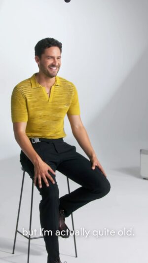 Ben Aldridge Instagram - Having starred in Phoebe Waller-Bridge’s Fleabag, the new @knockatthecabin_ and @spoileralertthefilm, there’s no denying the charm and charisma of @benjaminaldridge. Here, he shares with us his first and last fashion moments, as well as what means everything to him - starring an appearance from his beloved Rosie the dog.