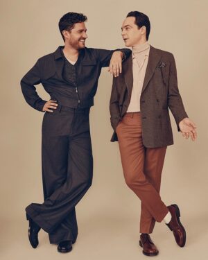 Ben Aldridge Instagram - Thank you @outmagazine for having us gals talk about @spoileralertthefilm and give couples modelling. 

photographer DAVID URBANKE @davidurbanke 

photographer’s assistant THOMASCHIMNEY @thomaschimney 

stylist MICHAELFISHER @mjonf 

stylist’s assistants ANNIKAMORRISON @annikajmorrison   ADDISON LINEBERGER
groomer, JimParsons LISA-RAQUEL BAINES @lisaraquel 

groomer, BenAldridge MELISSADEZARATE @melissa.dezarate 

videographer AUSTINNUNES @austinunes