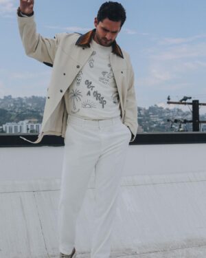 Ben Aldridge Instagram - Dance magic 
Photographed by @sirdavidsimon - Styled by @theadamballheim - Grooming by @theaistenes for @flauntmagazine
