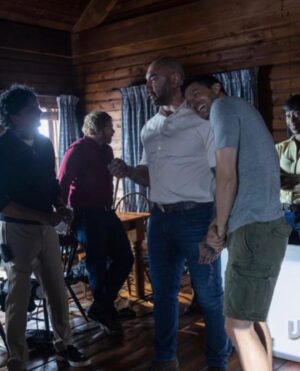 Ben Aldridge Instagram - BTS Knock at the Cabin •

Photography @phobymo