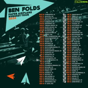 Ben Folds Instagram - 38 more cities just announced for the #PaperAirplaneRequestTour!

Visit benfolds.com/tour to learn more.