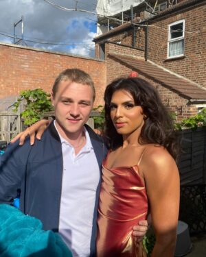 Ben Hardy Instagram - Is there a better way to celebrate an election than by watching a beautiful love story?

@unicorns.movie out today bb. 

Swipe to the end to see a topless meathead enjoying his new beef in the mirror