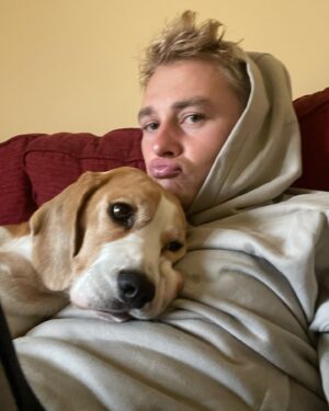 Ben Hardy Instagram - I need to stop taking dog selfies.