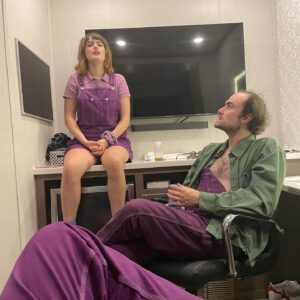 Ben Marshall Instagram - More BTS from Please Don’t Destroy: The Treasure Of Foggy Mountain (on @peacock now). I thought the title should be even longer