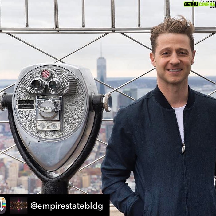 Ben McKenzie - 47.5K Likes - Nothing more fitting for @gothamonfox than the iconic @empirestatebldg All new episode tonight! #madcity #gotham #gothamseason3