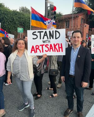 Ben Savage Instagram - Standing in support of the Armenian community and a commitment to protecting the Armenian homeland.