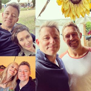 Ben Shephard Instagram - My happiest of places!! Thanks @fearnecotton such a special event that’s so authentic it’s magical. So so proud of you, me and @annieshepharddesign loved it. ❤️❤️Great to see @jonnywilkinsonofficial too- I love him too 😍 The performance of @motionhouse reminded me why I wanted to study dance all those years ago, then the struggle I had to stand up afterwards reminded me of why i don’t dance now 🤣🤣. #happyplacefestival