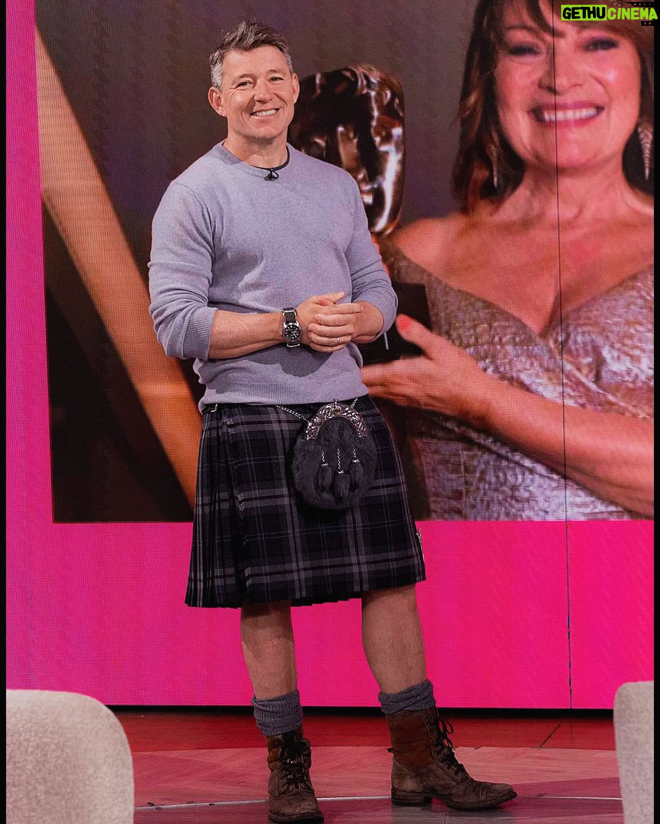 Ben Shephard - 7.8K Likes - Yesterday was very special - not just because I got my knees out (thanks @markheyesstylist for the amazing clobber!) but I was able to celebrate and honour an icon and great friend @lorrainekellysmith for her Bafta! Thank you for letting me share in your success @lorraine I loved being there and hearing all about this magical moment for you Rosie Steve and your brilliant team, but especially seeing how much work and effort went into getting you in and out of your dress!!! 𤣠@kenmckayphoto