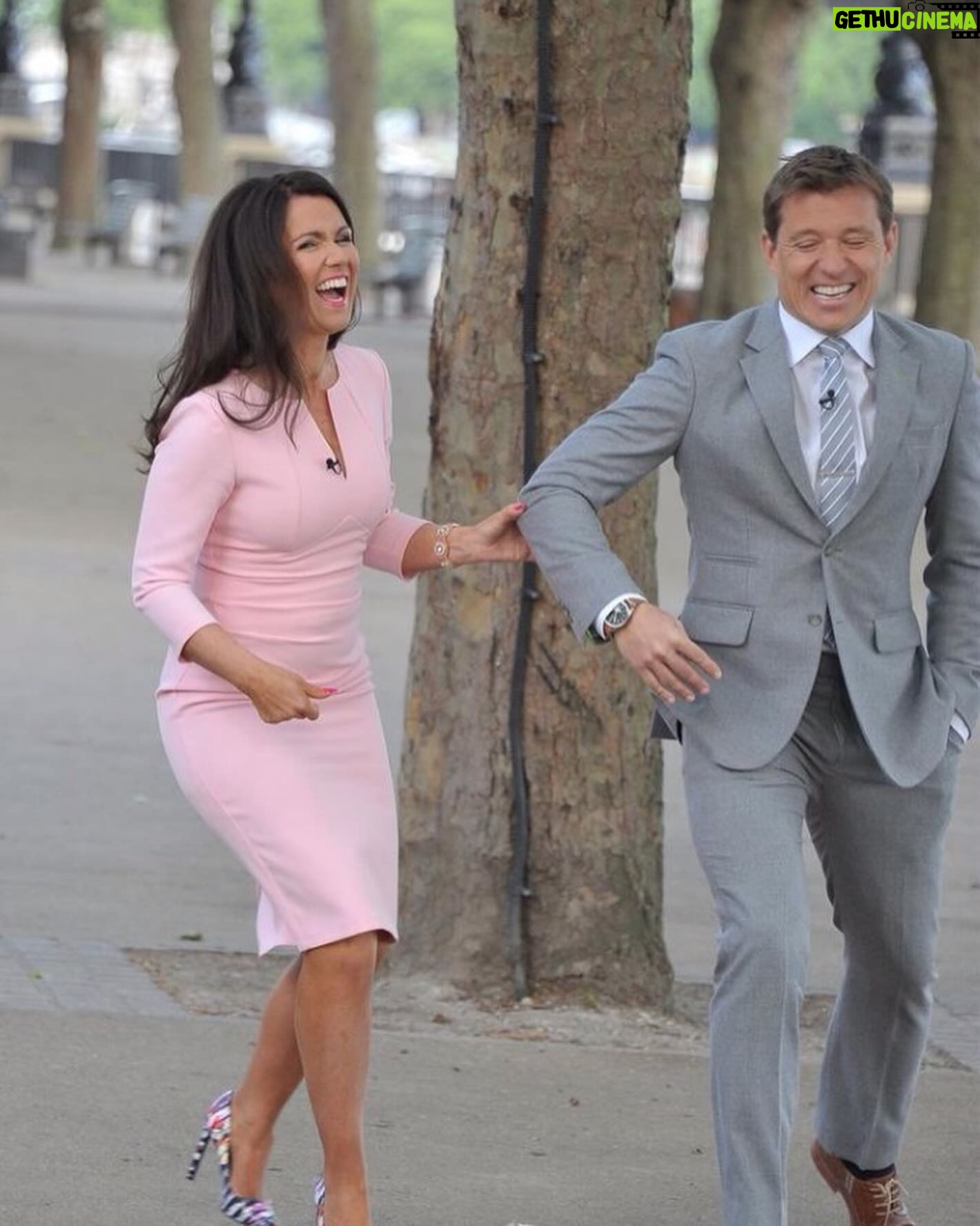 Ben Shephard - 51.6K Likes - Only seems like yesterday when @susannareid100 and I first sat next to each other at the GMB desk. 10 years have flown by. Back on the southbank weād often head outside in the sunshine which was always a treat - (as long as the signal worked š¤£) tech issues aside the constant has been the laughter. So many memories, so many moments but so many laughs. Thanks for putting up with me, helping me, guiding me and mostly laughing with me. Iāll miss you and those moments on air, but know weāll have plenty more off air!