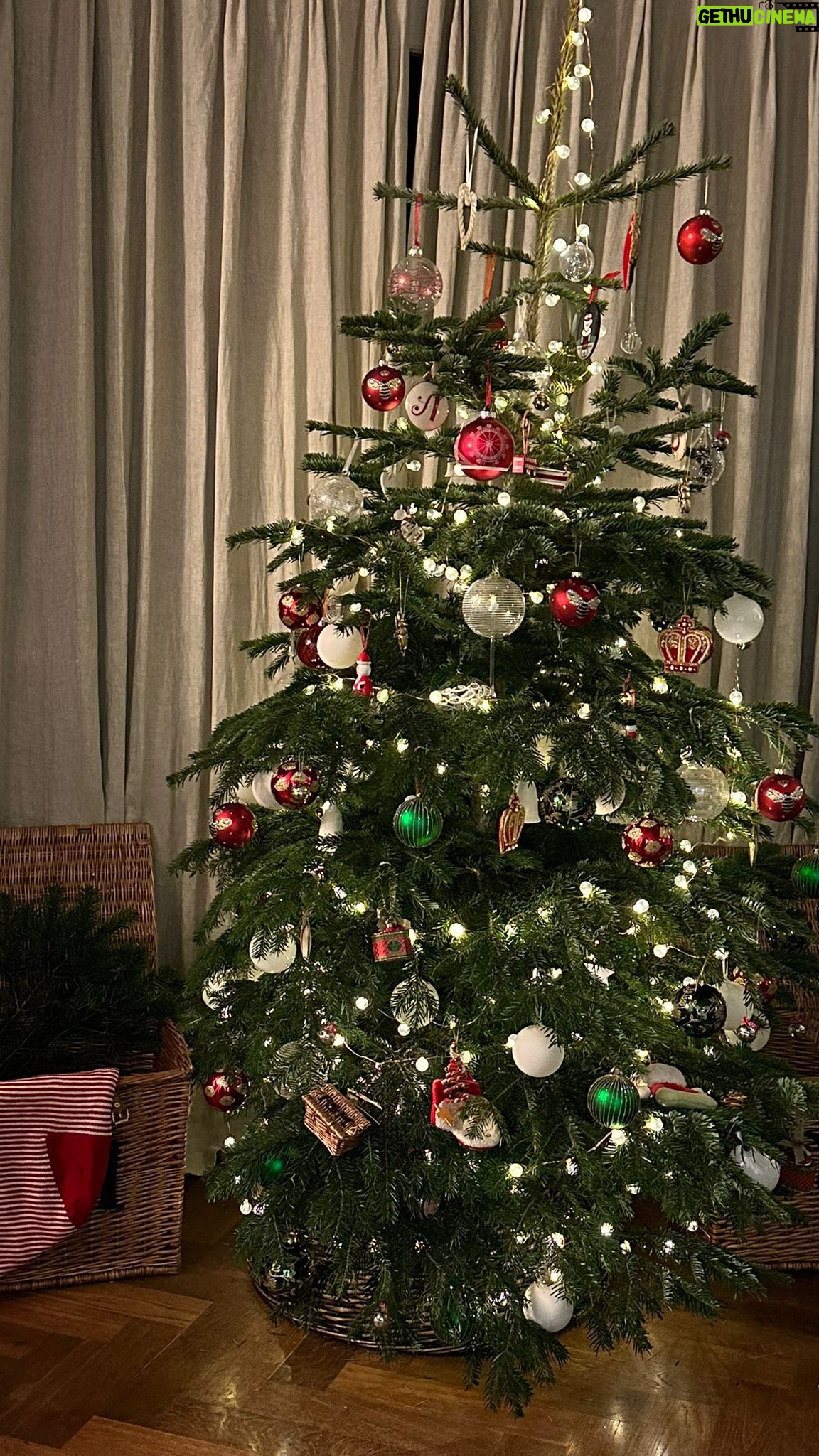 Ben Shephard - 8.9K Likes - Ahhhh #TeamShep have put the tree up - actually @annieshepharddesign along with extended family did the heavy lifting. I obviously wasnāt allowed to get near it, other than lights and booze for all the decorators. Needless to say I completed my part of the job with trade mark commitment which explains why the tree is on the wonk and thereās lights all over it! š¤Ŗš„³
#happychristmas #imforeverblowingbaubles
#morelights