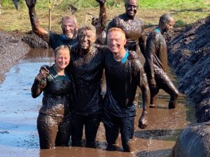 Ben Shephard Instagram - What. A. Day! A picture paints a thousand words - these pics paint some seriously filthy words!! 🤣 I was invited to be a part of the @stablelives team (a brilliant charity I put in my book #HumbleHeroes) all 120 of them, to take on @toughmudder in Cheshire. The weather was sensational, the mud ridiculous, the laughter, smiles tears and team work from everyone @stablelives was just joyous. I bloody loved every filthy, sweaty, grubby, hilarious, slippy,sloppy step of it. I can’t recommend @toughmudder enough especially if you join the @stablelives team! Now I will spending the rest of the weekend trying to get clean!! 😳🤣picture credit to @speedy0303 thanks for a brilliant day!! #toughmudder #stablelives
