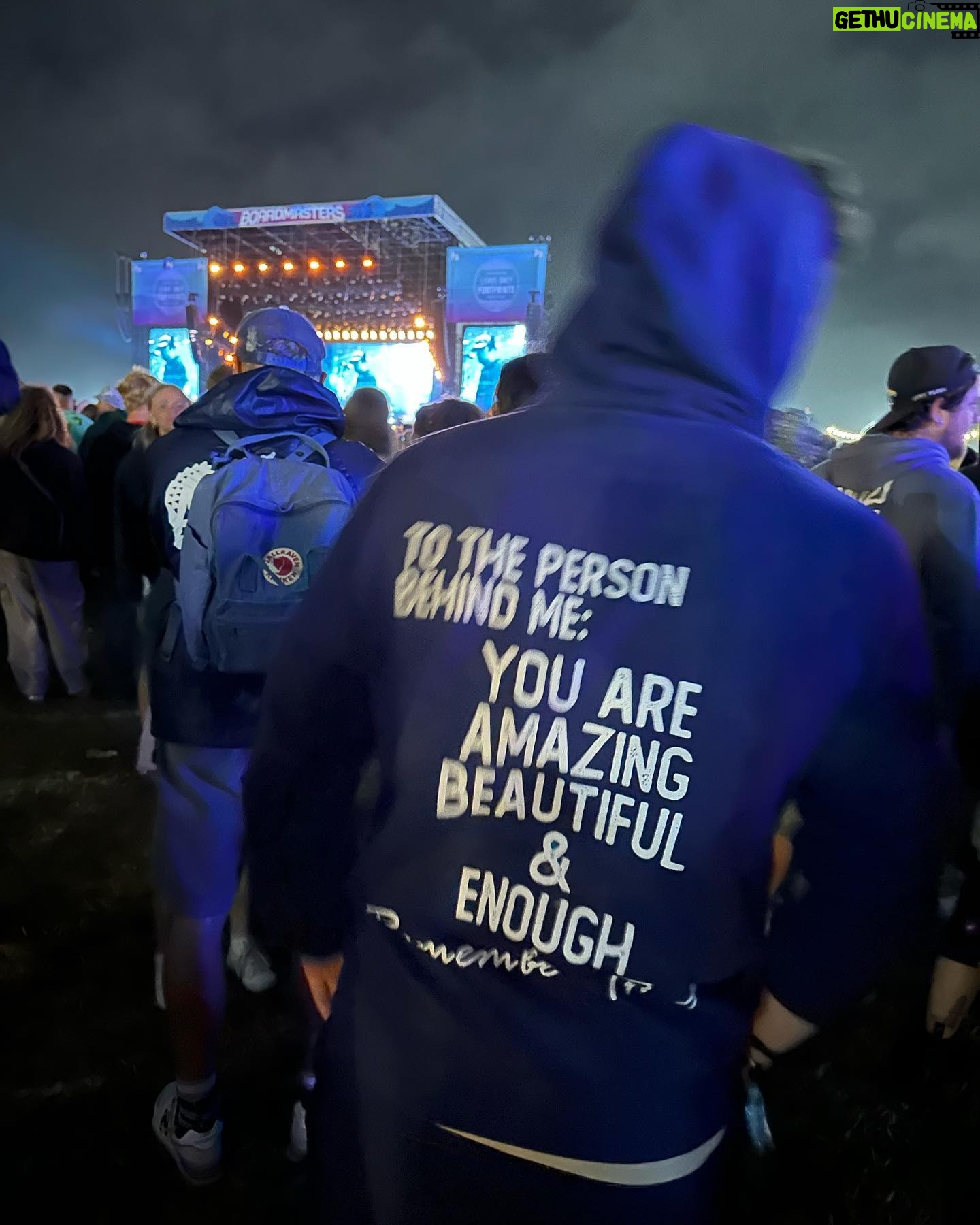 Ben Shephard - 11.4K Likes - Meant to post this a few days ago. Was stood behind this guy at a festival over the weekend and his hoodie really struck me. We had a chat and I asked if I could take a pic @mr_nazariy was lovely, heās from Ukraine and was really keen to share the message, so i am and you know what, you are enough ā¤ļø #festival #enough