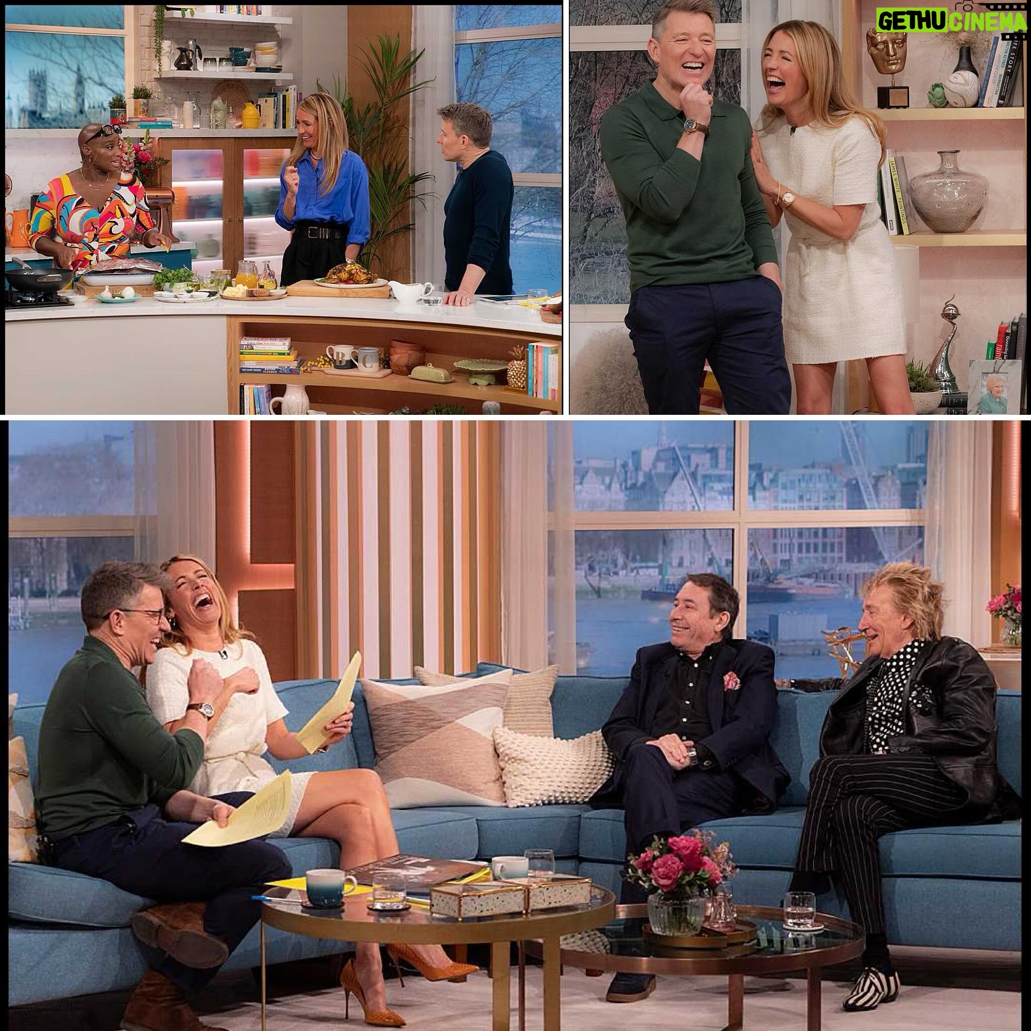 Ben Shephard - 7.8K Likes - Just been looking through the many great pics form @kenmckayphoto from this weeks @thismorning @catdeeley and I have done a lot of laughing š¤£š¤£š¤£ and of course had some delicious food! Iām now fasting over the weekend to make room for more next week!! Thank you for all your lovely messages. See you Monday I hope!