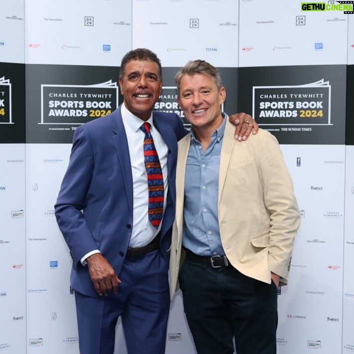 Ben Shephard - 4.3K Likes - What. A. Night! Was a privilege to accompany the legend that is @chris_kammy to the Sports Book of the year awards for which he was nominated and he only went and blooming won!!! So so chuffed for him and all the team, needless to say we had a few celebratory drink. It was a really special night for a really special mate.