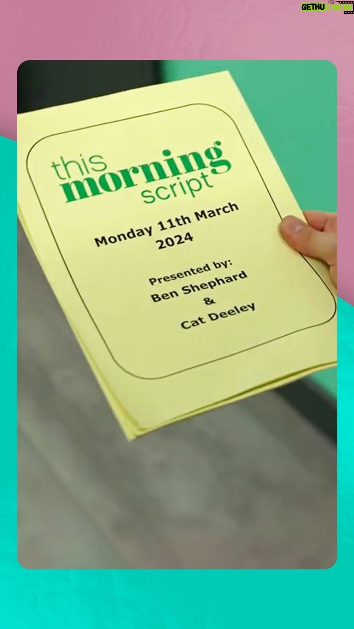 Ben Shephard - 8.6K Likes - Weāre ready! Join @benshephardofficial and @catdeeley for their very first show live at 10am on ITV1.
#ThisMorning