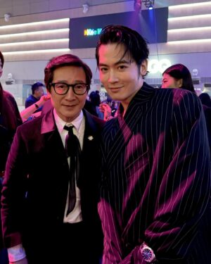 Ben Wu Instagram - #MOTY2023 #GQ
Thank you for Having Me @gqtaiwan 
見到了很多偶像, 好友 還有 #LOVERs
心滿意足👌🏻🙂

Hairstyle : @paulinehairflux
Makeup : @vangela
Jacket: @martine_rose / @arkive__studio
Top: @waltervanbeirendonckofficial / @road__sign
Pants: @martine_rose / @arkive__studio
Watch: @tagheuer
Accessories: @official_mikimoto
Shoes: @louboutinworld