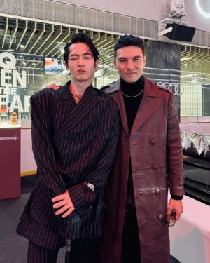 Ben Wu Instagram - #MOTY2023 #GQ
Thank you for Having Me @gqtaiwan 
見到了很多偶像, 好友 還有 #LOVERs
心滿意足👌🏻🙂

Hairstyle : @paulinehairflux
Makeup : @vangela
Jacket: @martine_rose / @arkive__studio
Top: @waltervanbeirendonckofficial / @road__sign
Pants: @martine_rose / @arkive__studio
Watch: @tagheuer
Accessories: @official_mikimoto
Shoes: @louboutinworld