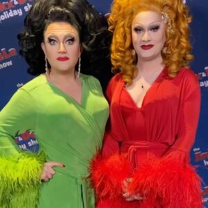 BenDeLaCreme Instagram - TONIGHT! Join our global LIVESTREAM of this year’s “The Jinkx & DeLa Holiday Show”—live from Seattle! Get your tickets at JinkxAndDeLa.LiveBash.com and tune in at 8pm PST / 11pm EST 🖤
