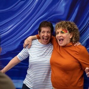 Benj Pasek Instagram - My mom never had a 10th birthday, so for her 70th birthday party, we recreated the 10th birthday she never had! With a gym teacher leading her band of buds in games like sharks and minnows and red rover, dancing in music class, balloon animals, live animals, picture day, face painting, pickle ball, science experiments, art class, and a roving magician, we were all reminded to stay young at heart and bust out our inner child like @khirshpa does every damn day! Happy 10th bday, mama!

Thanks to @originaleventsco for crushing this party!