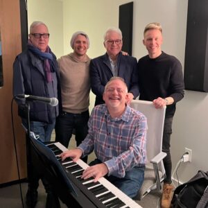 Benj Pasek Instagram - After getting to write for a legend like Steve Martin, for a production as joyous as “Only Murders In The Building,” it feels downright absurd–almost as absurd as our song about three triplet infants accused of murder–to receive this nomination for “Which Of The Pickwick Triplets Did It?” with @marc_shaiman and @scottwittman! We’d like to thank @johnnyhoffman5 @sasgoldie and the entire team for inviting us to write this wacky little musical within their brilliant show, with extra thanks to Steve for such a glorious rendition of our song. Special mention too to @siddkhoslamusic , Bruce and Lauren from the Only Murders music department on their deserved nods. We look forward to getting the gang back together in September, and thank @stevemartinreally, Marty, @selenagomez, Meryl, Paul and the entire cast for the passion they poured into the music of Death Rattle Dazzle.