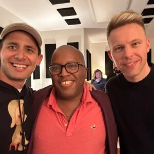 Benj Pasek Instagram - Tonight at midnight our first song from this season of @onlymurdershulu premieres. What an absolute thrill to be a part of this show, with a mind-blowing cast and the most wonderful collaborators. Thanks to @sasgoldie and @johnnyhoffman5 for letting us take part in your beautiful Upper West Side shenanigans and thanks to dream collaborators @sarabareilles, @thelivingmichaeljackson, @marc_shaiman and @scottwittman for creating this fictional musical together. A special shout-out to team music @ianeisendrathmusic, @patrickthepianist, @cynthiameng, @august_j_eriksmoen @derik_lee @danielle_perelman, @savshankhank and director @adamshankman. Be sure to tune in and sing along this season. It was the most fun version of theatre summer camp imaginable and I can’t believe we got to play in the sandbox with such an inspiring group of humans. ❤️