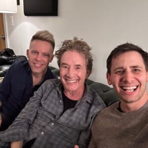Benj Pasek Instagram - Tonight at midnight our first song from this season of @onlymurdershulu premieres. What an absolute thrill to be a part of this show, with a mind-blowing cast and the most wonderful collaborators. Thanks to @sasgoldie and @johnnyhoffman5 for letting us take part in your beautiful Upper West Side shenanigans and thanks to dream collaborators @sarabareilles, @thelivingmichaeljackson, @marc_shaiman and @scottwittman for creating this fictional musical together. A special shout-out to team music @ianeisendrathmusic, @patrickthepianist, @cynthiameng, @august_j_eriksmoen @derik_lee @danielle_perelman, @savshankhank and director @adamshankman. Be sure to tune in and sing along this season. It was the most fun version of theatre summer camp imaginable and I can’t believe we got to play in the sandbox with such an inspiring group of humans. ❤️