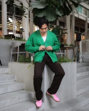 Benjamin Alves Instagram - Forever. Palermo. 🩷 💚 

#PumaPalermo #PumaPH