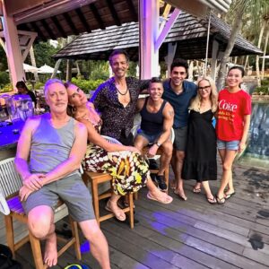 Benjamin Bratt Instagram - Happy to report Casual Friday is still a thing➡️🏝️☀️🩳👙

Thanks for making Mother of the Bride the  #1 Movie on @Netflix❤️