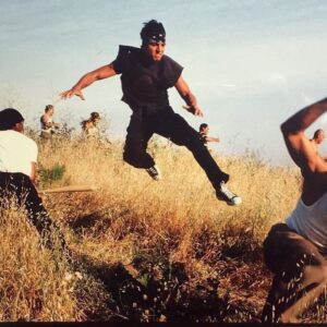 Benjamin Bratt Instagram - “You wanna dance? I know a tune…”
 
 - El Gallo Negro

Celebrating the 30 year anniversary and of Blood In Blood Out, this weekend with all the homies from the film. You gonna be there?

Photo credit: @merrickmortonphoto